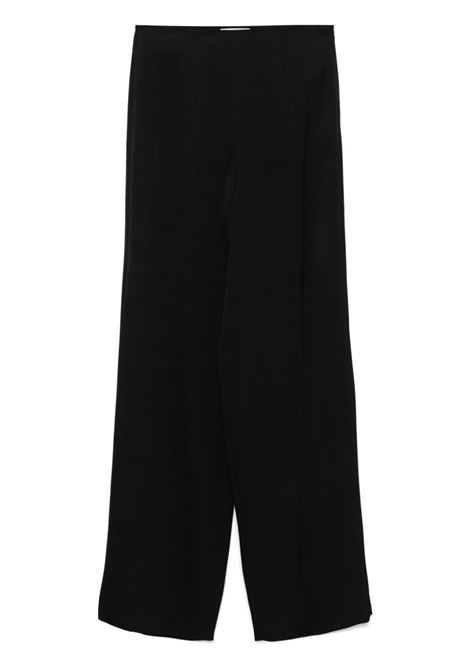 pantaloni talia donna neri in viscosa LOULOU DE SAISON | TALIABLACK